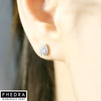 여자 데일리 기념일 심플 미니 큐빅 귀걸이