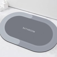 빠른 흡수력 타원 사각형 발매트 40x60cm 현관 욕실앞 발러그
