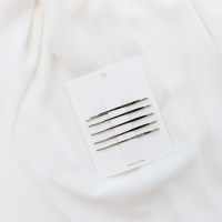 [S]국내제작 기본 얇은 실핀 5종 세트 머리핀 ND07