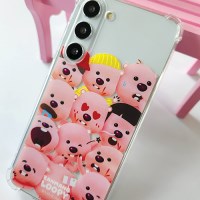 갤럭시S25 갤럭시S24 잔망루피 와글와글 투명 젤리 케이스