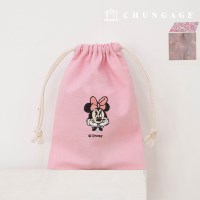 프랑스자수 패키지 DIY 키트 디즈니 하트미니 조리개 파우치 EMAF016