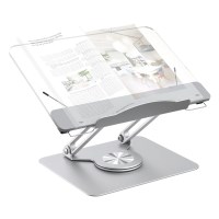 위즈독서대 아임온 투명독서대 360도 풀회전 높낮이 독서대