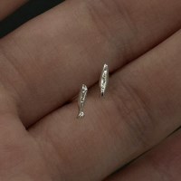 나무물고기 실버 귀걸이 / Tree&Fish Silver Earring