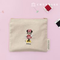프랑스자수 패키지 DIY 키트 디즈니 시그니처미니 파우치