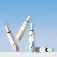 Regn 파스텔 그라데이션 3단 자동 우양산