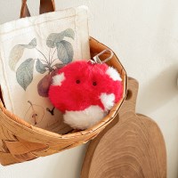 [선물포장가능] 털버섯 인형 키링
