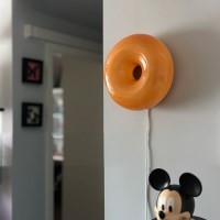 블레오 DONUTS 미드센츄리 모던 벽조명 도넛 무드등 터치 벽등