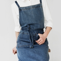 청 데님 앞치마 카페 바리스타 미술 어린이집앞치마