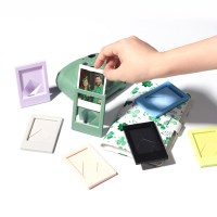 파스텔 프레임 탁상 미니 포카액자 포토카드 테이블