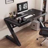 컴퓨터책상 강화유리 게이밍 책상 조립식  1인용  사무용책상