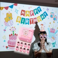 생일파티꾸미기 미니 빔프로젝터 홈파티 이벤트 촬영소품