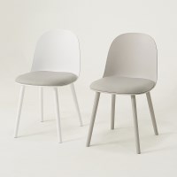 루나 플라스틱 식탁 업소용 인테리어 카페 네일샵 의자