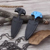 목걸이칼 캠핑용품 칼 나이프 미니칼 휴대용 블루
