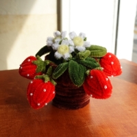 [마니랜드] 딸기 모루 화분 DIY 키트
