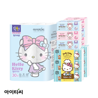 헬로키티 핑크리본 30롤 블루세트