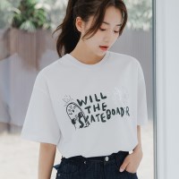 앨빈클로 SKATEBOADER 오버핏 반팔티 AST4522 (3 COLOR)