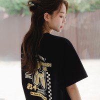 앨빈클로 러버퍼피 오버핏 반팔티 AST4513 (2 COLOR)