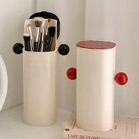 컬러볼 오토 브러쉬 정리함 다용도 화장대 보관 수납함 2colors