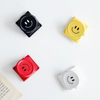 스마일 자석 클립 집게 마그네틱 냉장고 철재보드 현관문 후크 자석