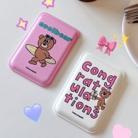 밀렌 맥세이프 키치 캐릭터 휴대폰 카드 지갑 홀더