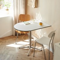 밀랑 뮤지 반타원형 카페 식탁 테이블 4sizes 12colors