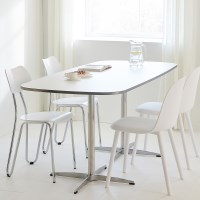 밀랑 블레블레 듀얼렉 둥근사각형 카페 식탁 테이블 3sizes 12colors