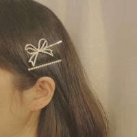 [봄밤달] 골든데이즈 리본 실핀 / 헤어핀