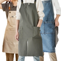 린넨앞치마 공방 캔버스앞치마 카페 바리스타앞치마 8type