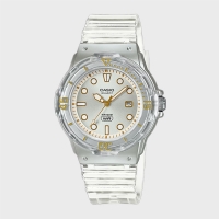 CASIO 카시오 LRW-200HS-7E 팝 다이버 화이트 반투명 여성시계