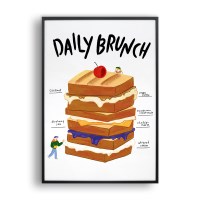 Daily Brunch (Art Print) / 일러스트 액자