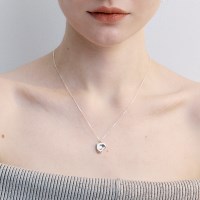 [silver925]discliche large necklace