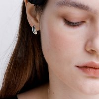 [silver925]discliche unbalance earring