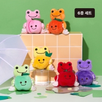 [무료배송] 피클스 더 프로그 완전체모여라 과일 키링 6개 세트