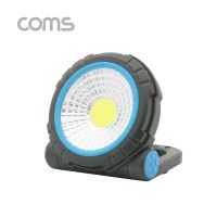 원형 LED 램프 자석  스탠드거치  AAAx3  후레쉬(손전등)