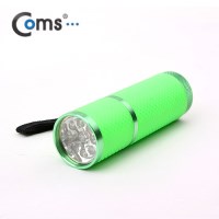 램프 (LED 손전등/9LED형) 초록  후레쉬 캠핑