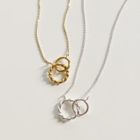 [92.5 silver] Twin necklace (2 colors)