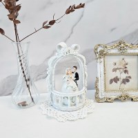 리본 테라스 웨딩 커플 장식소품