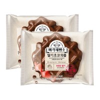 [오티삼립]미각제빵소 딸기초코와플(90g 4입)360g 2봉