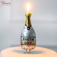 생일 초 샴페인 실버 캔들 파티 어린이집 유치원 홈파티 장식 촛불