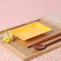 [추억의 레트로 그릇] 병아리 직사각접시