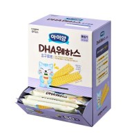 아이얌 아기과자 DHA 웨하스 요구르트 대용량팩 (6g 50입)