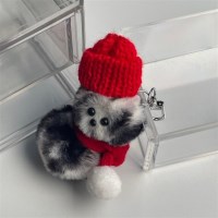 강아지 눈사람 얼룩 팬더 귀여운 아기자기 소품샵 인형 키링 열쇠고