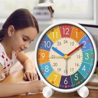 학습용 교육용 탁상 책상 시계 무소음 알람 시간공부 숫자 공부