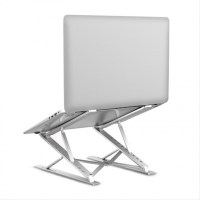 알루미늄 노트북 맥북 거치대 2단  접이식 15단 높이조절 휴대용