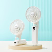 풀라스 5단 휴대용 선풍기 폴더블 대용량 화이트 FL-PF4000