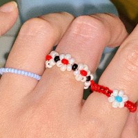 Alice Flowers Beads Ring