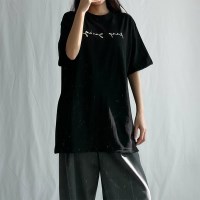 여자 순면반팔티 빅사이즈 연보라 티셔츠