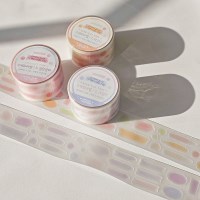 [멜리팩토리] 수채화라벨 키스컷 단품(피크닉/라일락/말린장미)