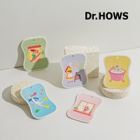 [특가닥터하우스] 오미자 셀룰로오스 수세미 5P 세트