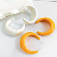 빈티지귀걸이 여자귀걸이 링귀걸이 오렌지아이보리귀걸이[은침]
